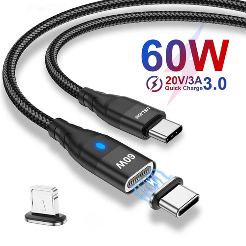 Cavo usb magnetico tipo c - cavo, magnetico,