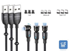 Kit 3 Cavi Magnetici USB 0.5m